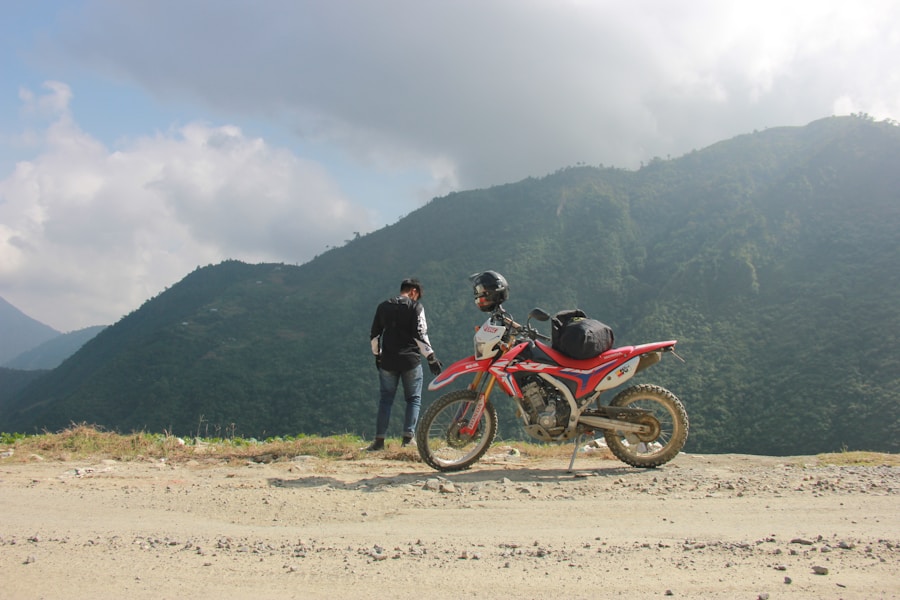 Photo Bicycle touring bike
