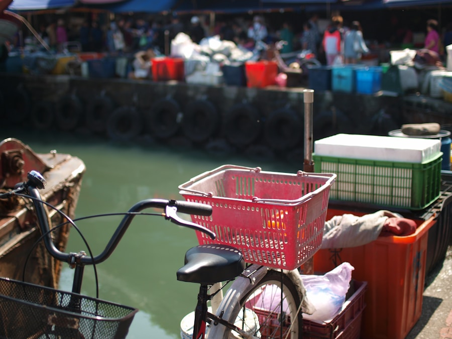 Photo Bike barge tours